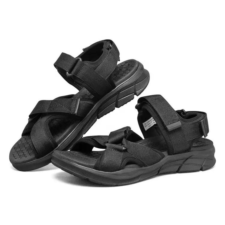 China New Design High Quality Fashion Men Summer Knitting Beach Sandals for Boy