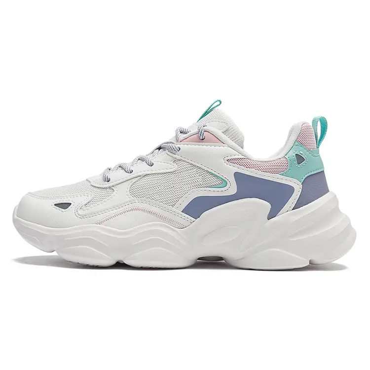 Custom Comfortable Zapatos Deportivos Pink Lovely Styles Sneaker Sports Platform Shoes for Women